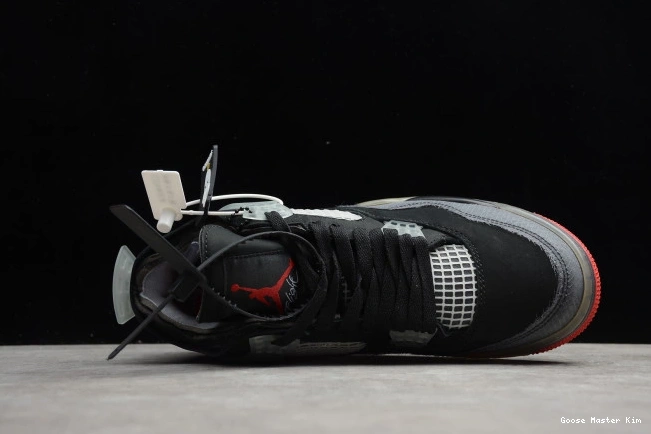 Retro 4 Bred Jordan Air x CV9388-001 Off White 0731